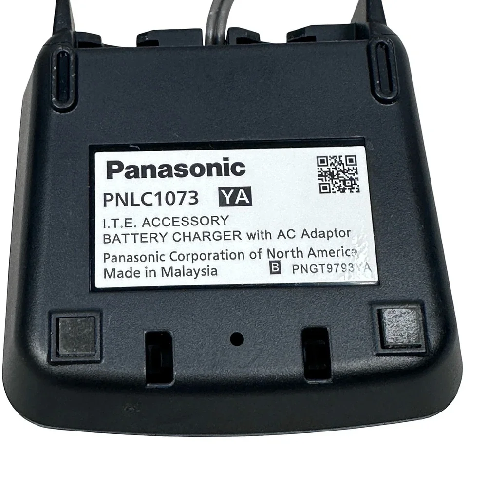 Panasonic PNLC1073 Cordless Phone Charging Base with AC Adapter Black Lot of 2